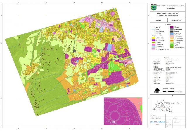 Peta Othophoto & Topografi